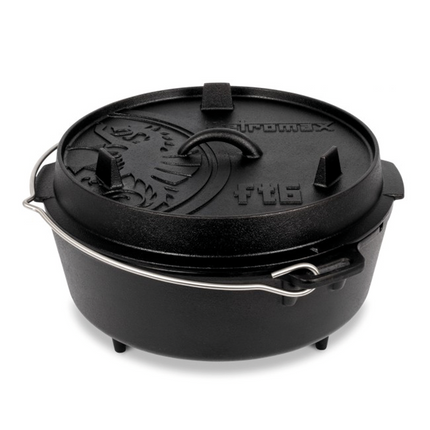 Petromax 6 Quarts / 5,5 Liter Dutch Oven met 3 Pootjes