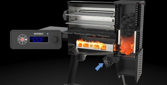 Masterbuilt Gravity Series™ 560 Digitale Houtskool Grill en Roker