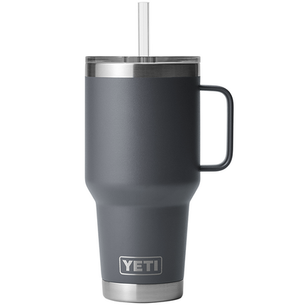 Yeti Rambler Strohbecher, 900 ml, Anthrazit