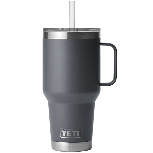 Yeti Rambler Straw Mug 35 oz Charcoal