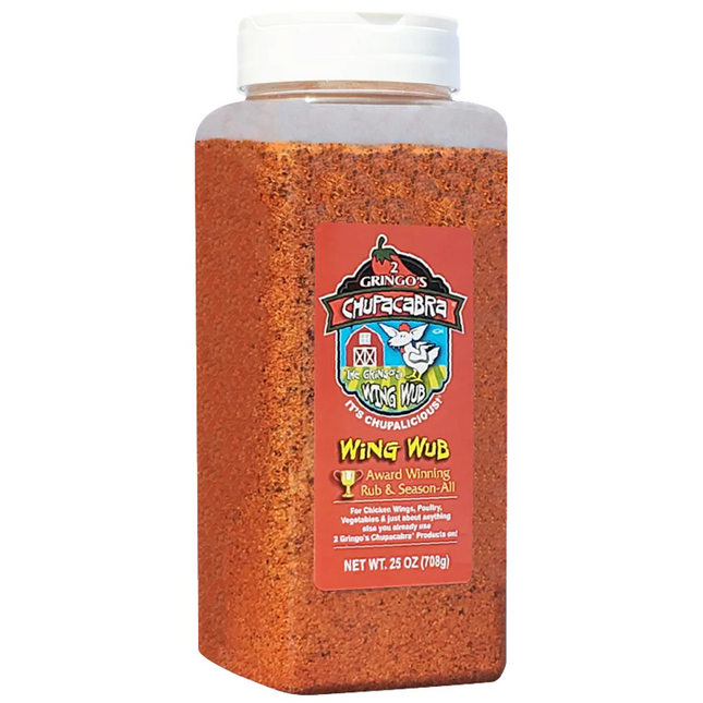 2 Gringos Chupacabra Wing Wub Rub 25 oz