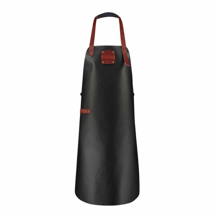 Witloft Pure Black/Cognac Leather Apron Classic Collection