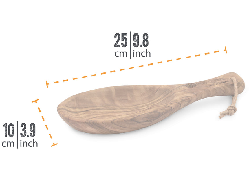 Petromax Flat Bowl Olive Wood 25 cm