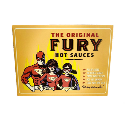 Die Original Fury Hot Sauces-Geschenkbox