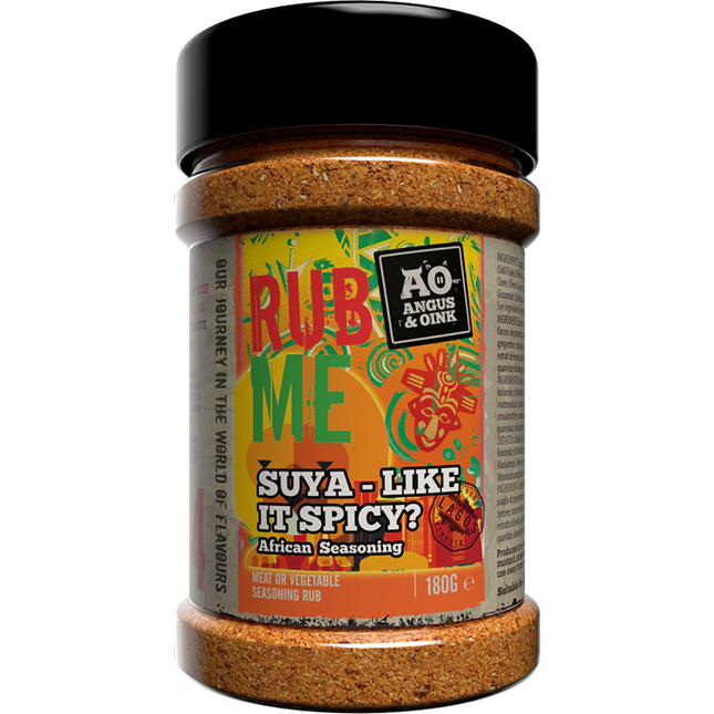 Angus&amp;Oink (Rub Me) Suya African Seasoning Nut Free 180 grams