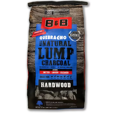 B&amp;B Charcoal Quebracho Variety Lump Charcoal 8.18 kg