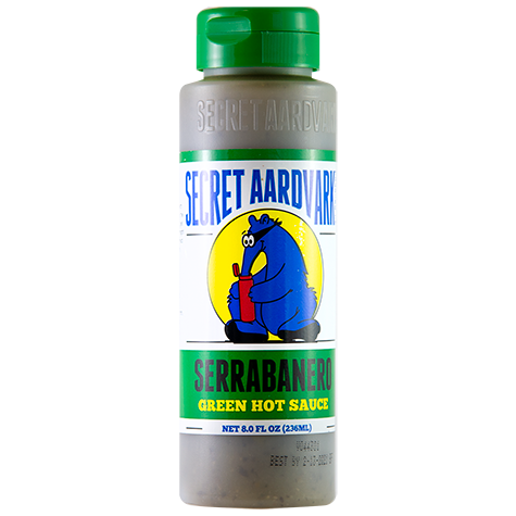 Secret Aardvark Serrabanero Green Hot Sauce 8 oz