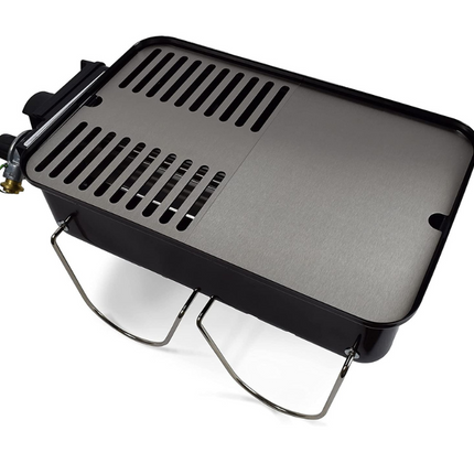 RVS Grillrooster/Plancha tbv Weber Go Anywhere