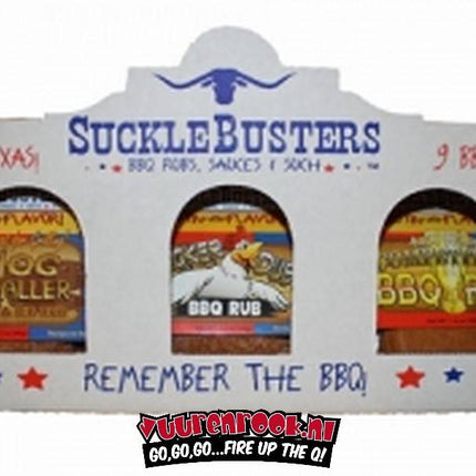 SuckleBusters The Alamo BBQ Rub Sampler