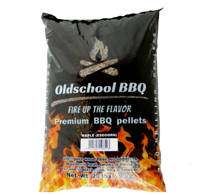 Oldschool BBQ Maple Pellets 9 kg