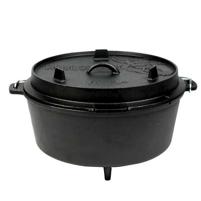 Valhal Outdoor Dutch Oven 12 Liter mit Füßen