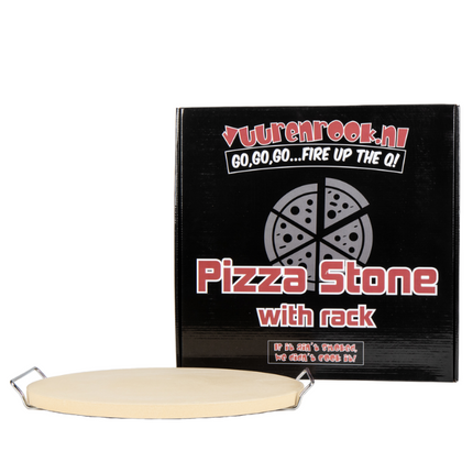 Vuur&amp;Rook Universal Pizza Stone With Rack