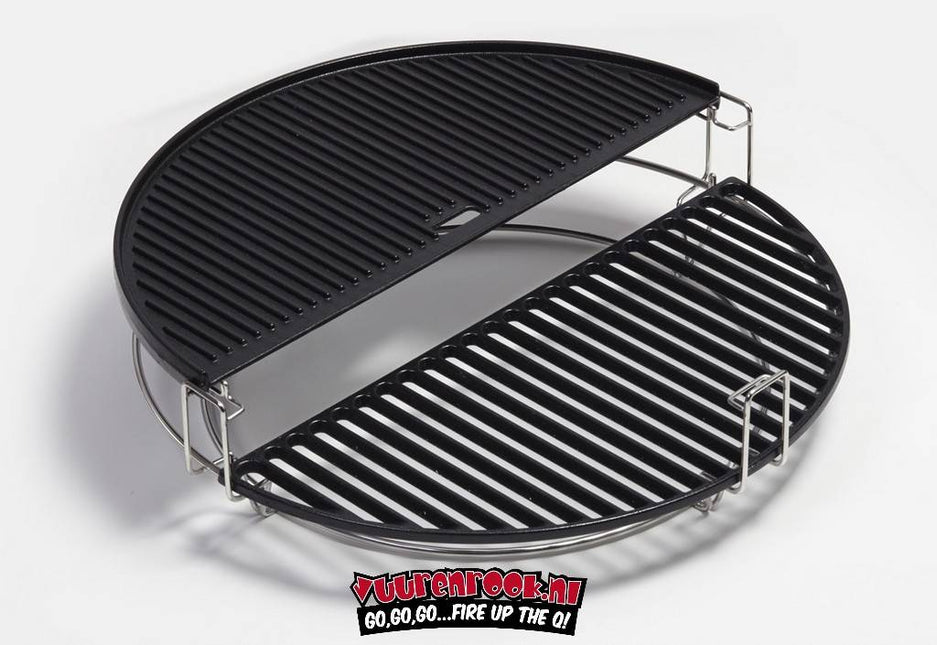 Kamado Joe Tweezijdig Gietijzeren Grillplaat Classic Joe