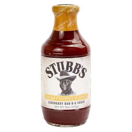 Stubb's Sweet Honey & Spice BBQ Sauce 18oz