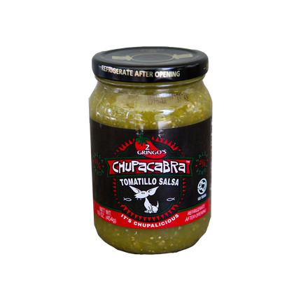 2 Gringos Chupacabra Salsa Tomatillo 16 oz