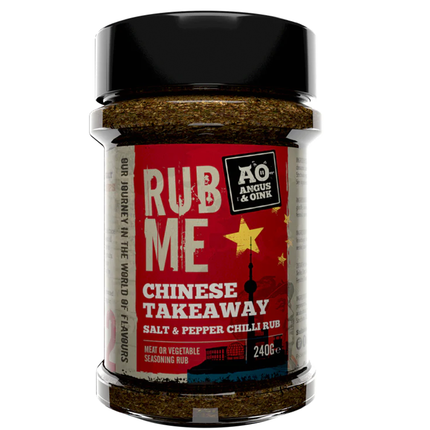 Angus&Oink (Rub Me) Chinese Takeaway Salt & Pepper Chili Rub 200 gram