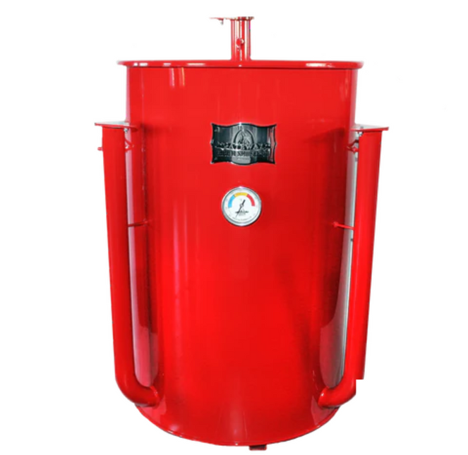 Gateway Drum Smoker - 55 Gallon Matte Red No Plate