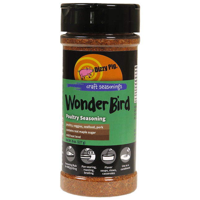 Dizzy Pig BBQ Wonder Bird Poultry Seasoning 7oz