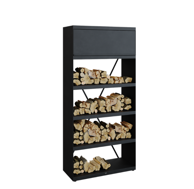 OFYR Wood Storage Black 100