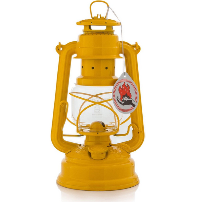 Original Feuerhand Storm Lantern Signal Yellow