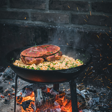 The Windmill Cast Iron Paella Pan / Sauté Pan