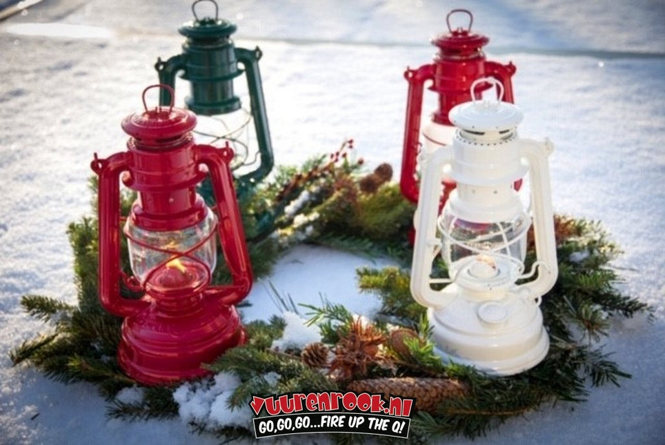 Original Feuerhand Storm Lantern White