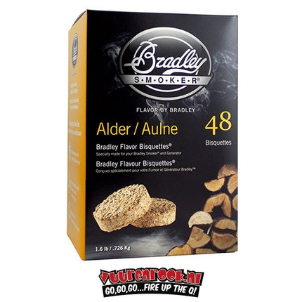 Bradley Smoker Elzen Bisquetten 48 st.