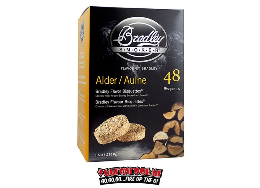 Bradley Smoker Elzen Bisquetten 48 st.