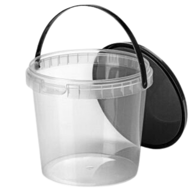 Plastic Bucket with Leakproof Lid