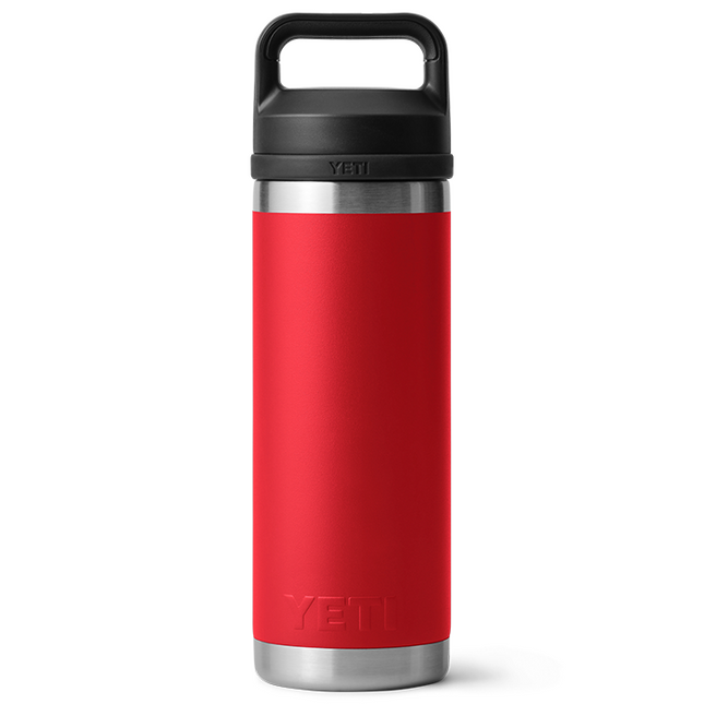 YETI Rambler 18 oz Bottle Chug Rescue Red