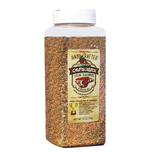 2 Gringos Chupacabra Handcrafted Steak Seasoning 25 oz