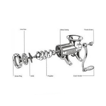 Porkert no22 Screw Ring / Wormhuis Nut