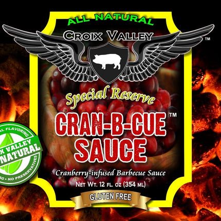 Croix Valley Cran-B-Cue BBQ Sauce 12 oz