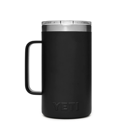 Yeti Rambler Tasse 24 oz Schwarz