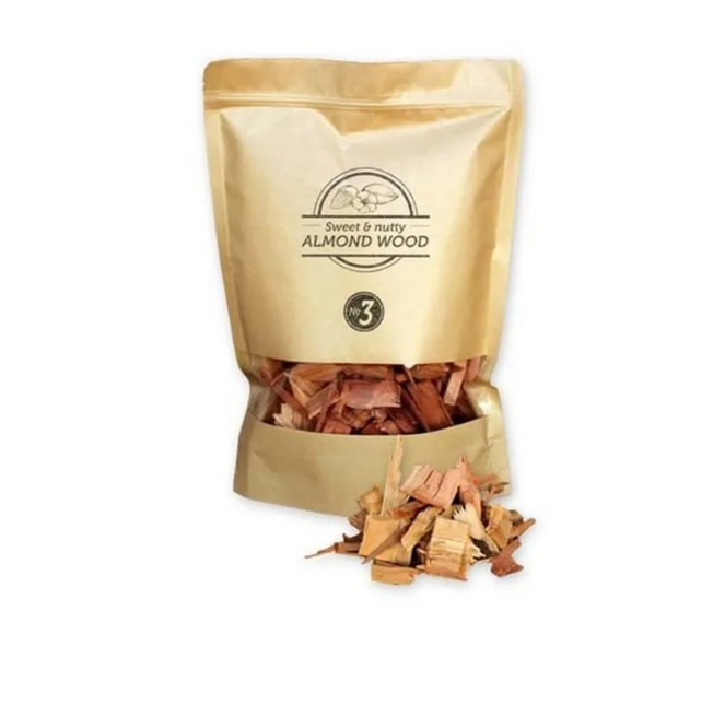 Smokey Olive Wood Almond Smoking Chips 1.7 Liter