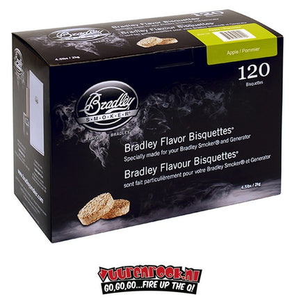 Bradley Smoker Appel Bisquetten 120 st.