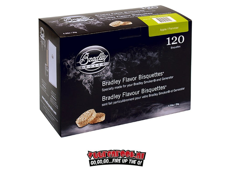 Bradley Smoker Appel Bisquetten 120 st.