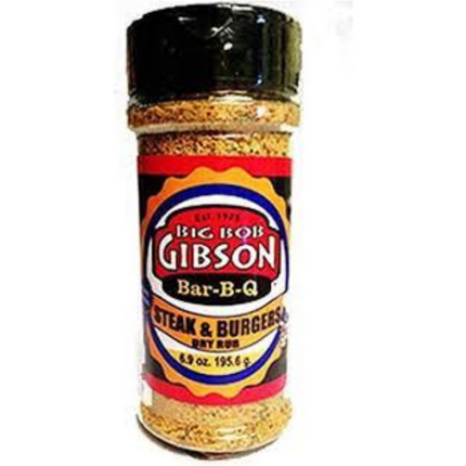 Big Bob Gibson Steak&Burger Dry Rub 6.9oz