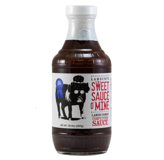 Lambert's Sweet Sauce O'Mine Lambo Combo Competition Barbecue-Sauce 20,8 oz