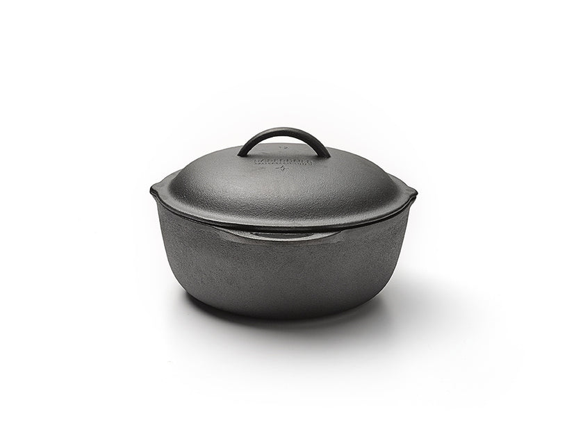 Barebones Dutch Oven Kasserolle aus Gusseisen, 8 Liter