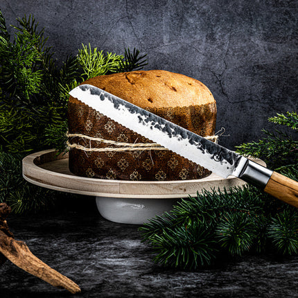 Olive Forged Bread Knife