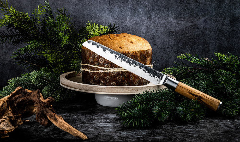 Olive Forged Bread Knife