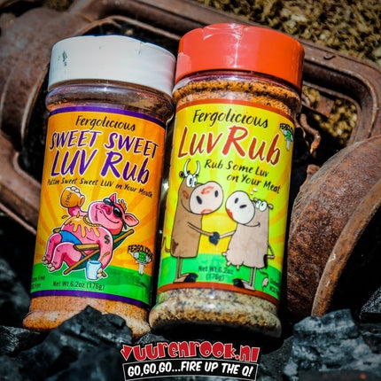 NEW! Fergolicious BBQ Sweet SPG Luv Rub 6.2oz