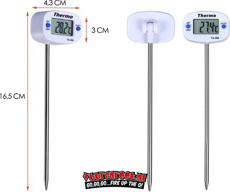 Vuur&Rook Digital Core Thermometer