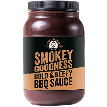 Smokey Goodness Bold & Beefy Premium BBQ Saus 500 ml