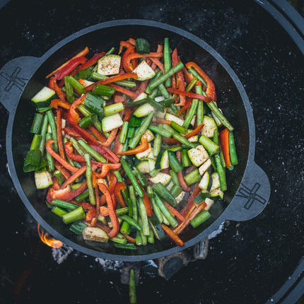 The Windmill Cast Iron Paella Pan / Sauté Pan