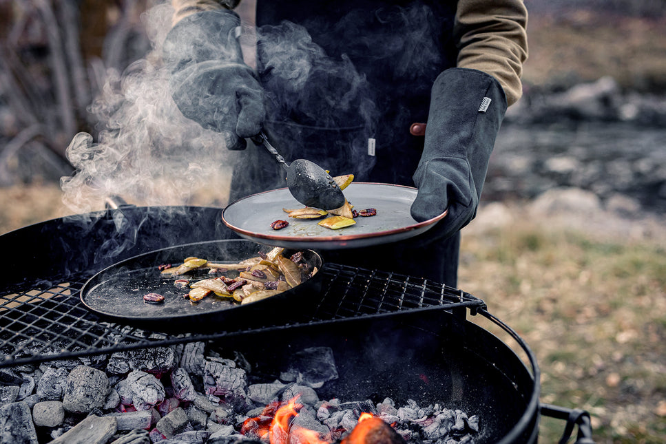 Barebones Cowboy Fire Pit Grill System