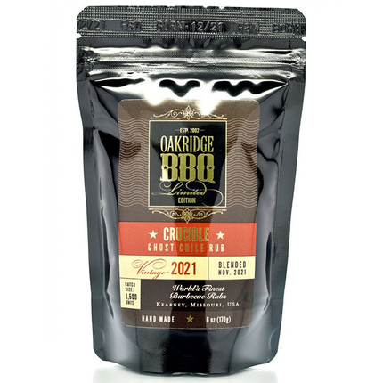 Oakridge 2021 Crucible Ghost Chile Rub 6 oz