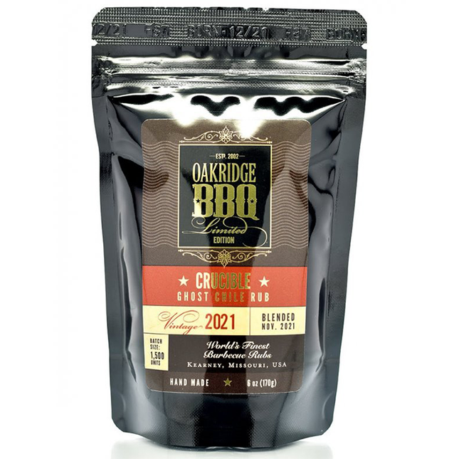 Oakridge 2021 Crucible Ghost Chile Rub 6 oz 