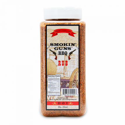 Smokin' Guns BBQ Hot Rub 32oz